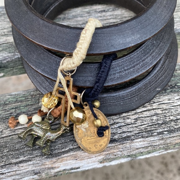 3 Wooden Gypsy spirt bangles custom made pieces - Picture 4 of 8